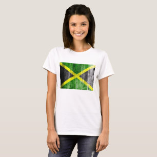 T-shirt Jamaïque Drapeau Grungy Distresse Board