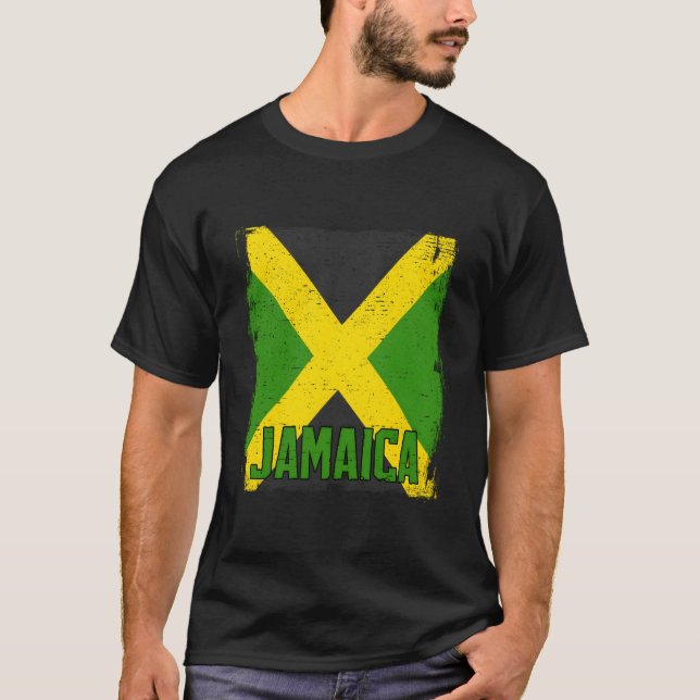 T-shirt Jamaïque Drapeau Jamaican Pride (Devant)