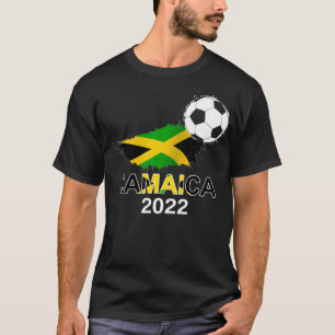 T-shirt Jamaïque Drapeau Jersey Supporter équipe de footba