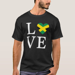 T-shirt Jamaïque Drapeau mignon Voyage vacances et Caraïbe