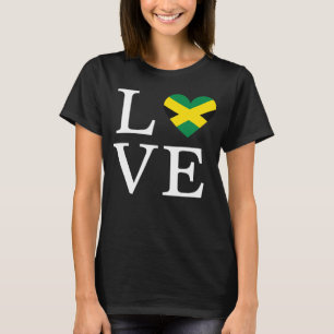 T-shirt Jamaïque Drapeau mignon Voyage vacances et Caraïbe