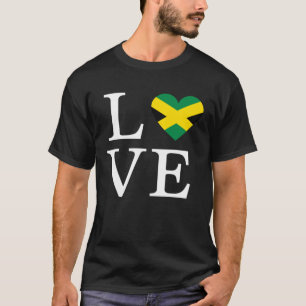 T-shirt Jamaïque Drapeau mignon Voyage vacances et Caraïbe