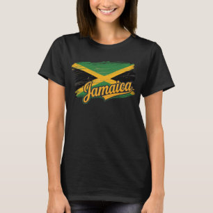 T-shirt Jamaïque Drapeau Vibes vacances Rasta Island