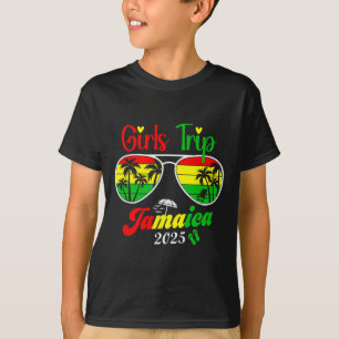 T-shirt Jamaïque Famille Réunion Filles Voyage 2025 Vacanc