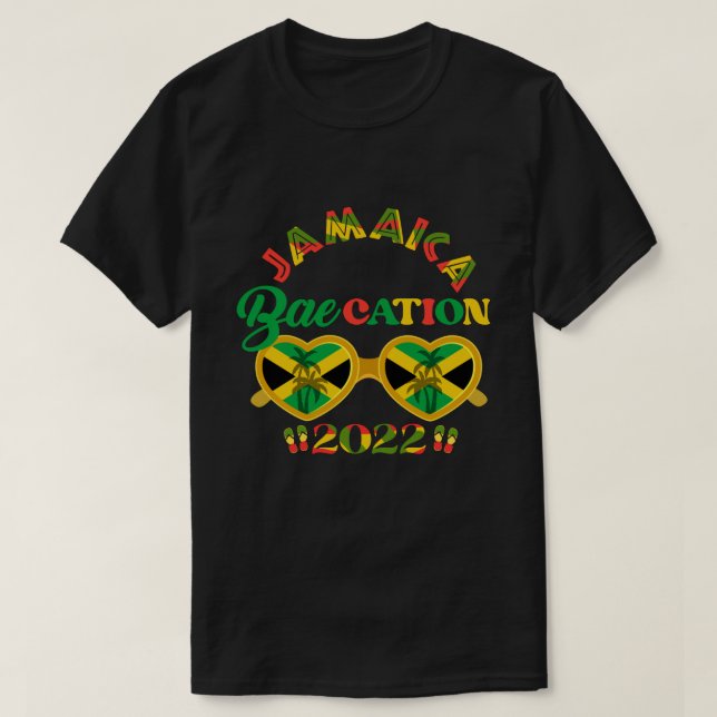 T-shirt Jamaïque Famille Vacances (Design devant)