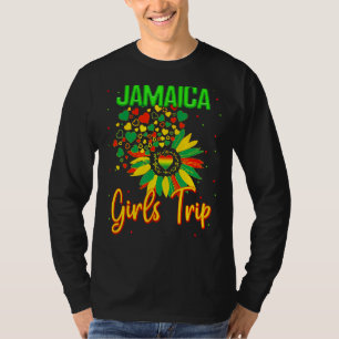 T-shirt Jamaïque Girl Trip Sunflower Matching Group Trave