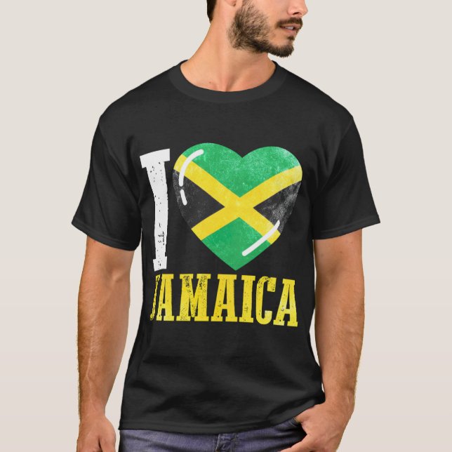 T-shirt Jamaïque J'aime Jamaïque (Devant)