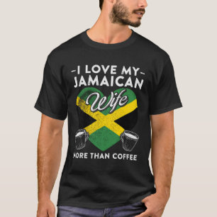 T-shirt Jamaïque Jamaïcaine Racines Héritage Jamaïcain Fiè