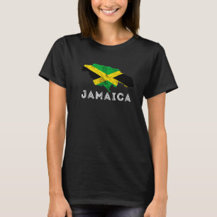 T-shirt Jamaïque Kingston Jamaïque Jamaican Pride Carte Ca