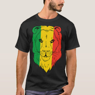 T-shirt Jamaïque Lion Jamaat Drapeau Caraïbes Holiday Regg