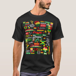 T-shirt Jamaïque One Love Culture Motif