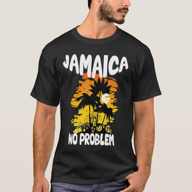 T-shirt Jamaïque : pas de problème (Devant)