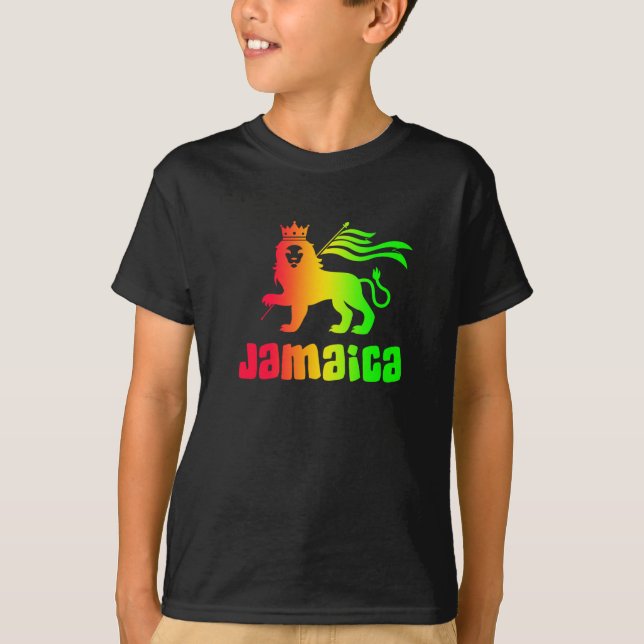 T-shirt Jamaïque Rasta Lion (Devant)