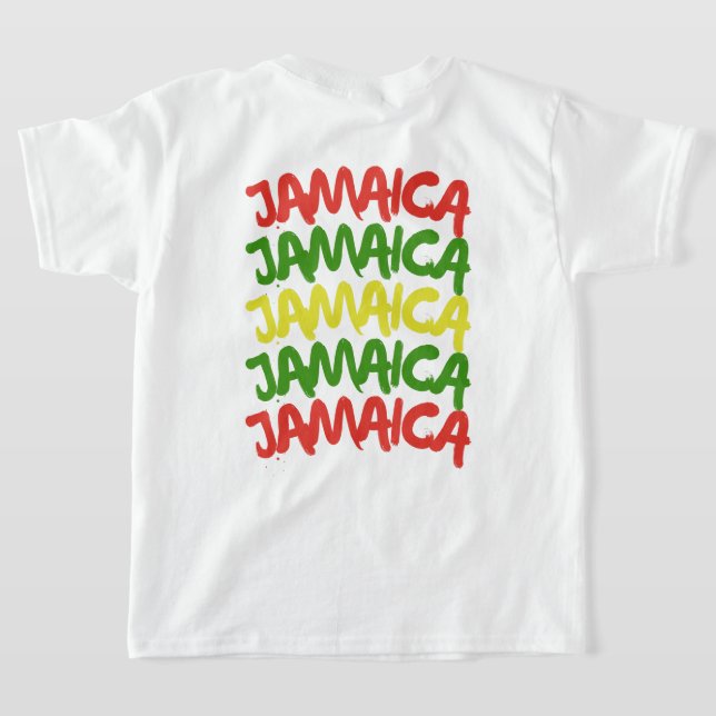 T-shirt Jamaïque Trip groupe vacances jumelage, dos & fron (Couchage Retour)