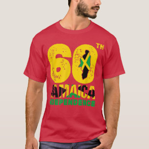 T-shirt Jamaïque vintage 60e anniversaire de l'indépendanc