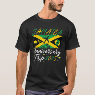 T-shirt Jamaïque Voyage Anniversaire 2025 Couple Summer Va