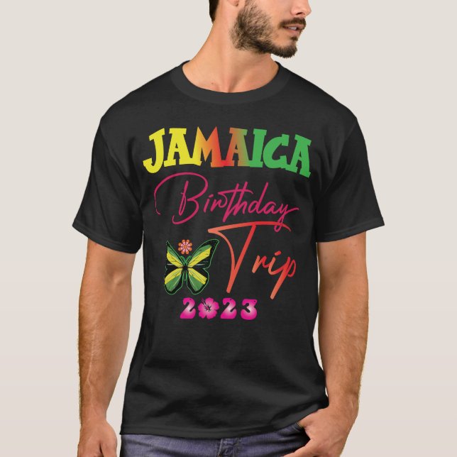 T-shirt Jamaïque Voyage d'anniversaire 2023 Voyage de fête (Devant)