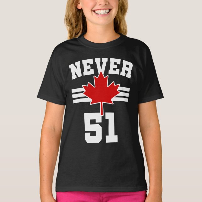 T-shirt Jamais 51 - Canada Jamais 51 État (Devant)