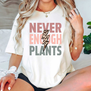 T-shirt Jamais assez Plante / Vintage léopard Plante Lover