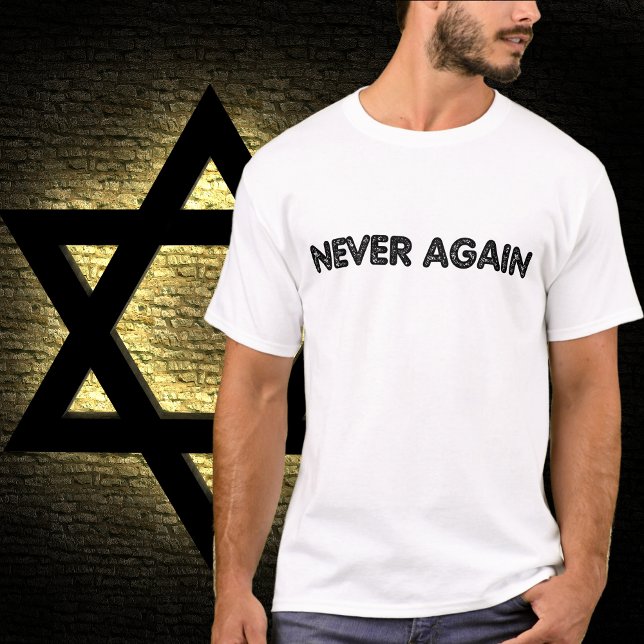 T-shirt JAMAIS DE NOUVEAU, SOUTENEZ Israël (Créateur téléchargé)