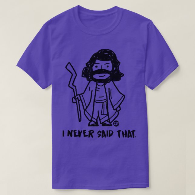T-SHIRT JAMAIS DIT QUE JÉSUS (Design devant)