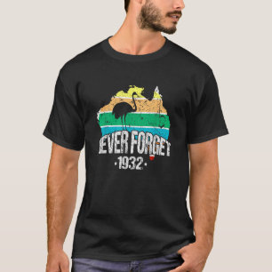 T-shirt Jamais Oublié Australie Guerre Emu 1932 Australie 