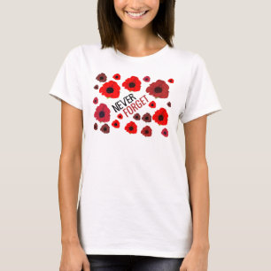 T-shirt Jamais Oublié, Fleur De Pavot
