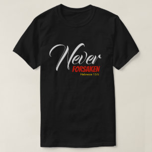 T-shirt JAMAIS OUBLIÉ HÉbreux Écritures chrétiennes