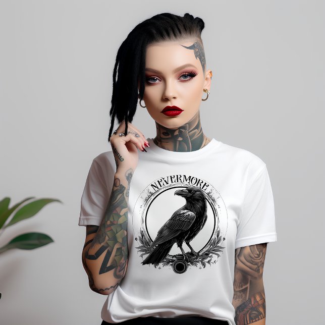 T-shirt Jamais plus Corbeau (Créateur téléchargé)