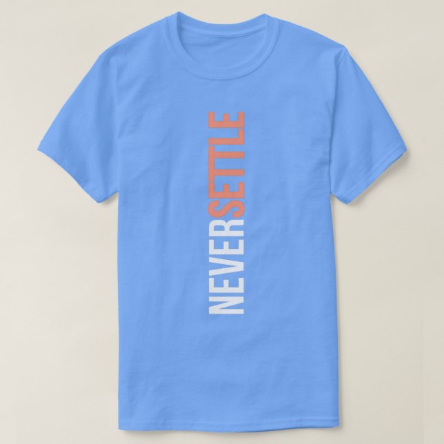 T-SHIRT JAMAIS RÉGLER (Design devant)