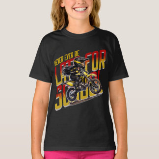 T-shirt Jamais Tard À L'École