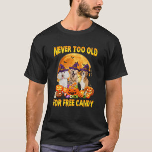 T-shirt Jamais trop vieux pour des bonbons gratuits pour c