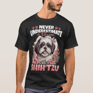 T-shirt Jamais un Shih Tzu Hsi Shih Chien