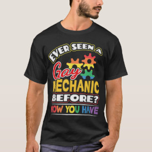 T-shirt Jamais Vu Un Mécanicien Gay Avant