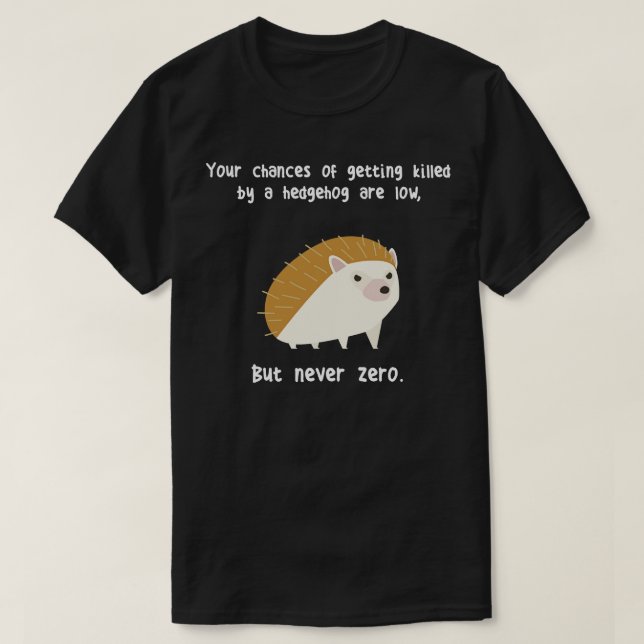 T-shirt Jamais Zéro Hérisson (Design devant)