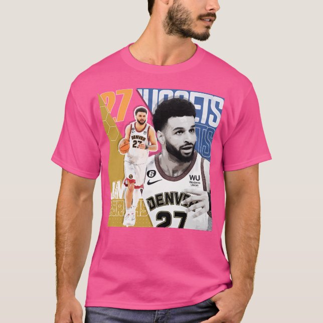 T-shirt Jamal Murray Basketball Modifier les nuggets (Devant)