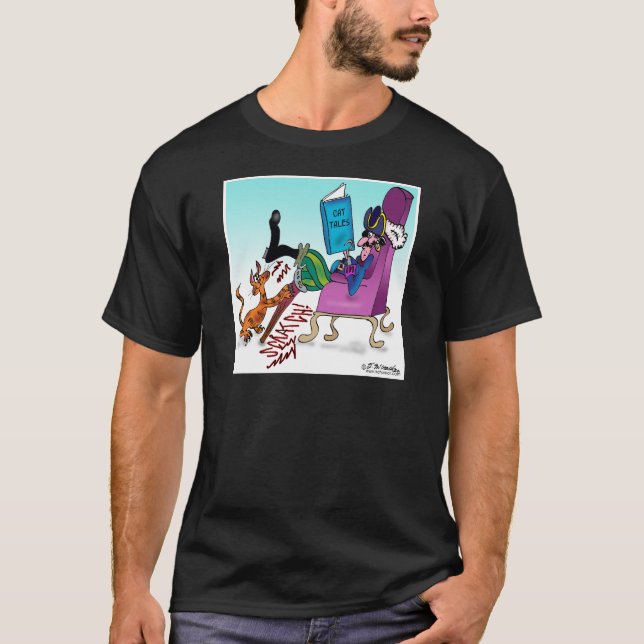 T-shirt Jambe de cheville de pirate rayant le courrier (Devant)