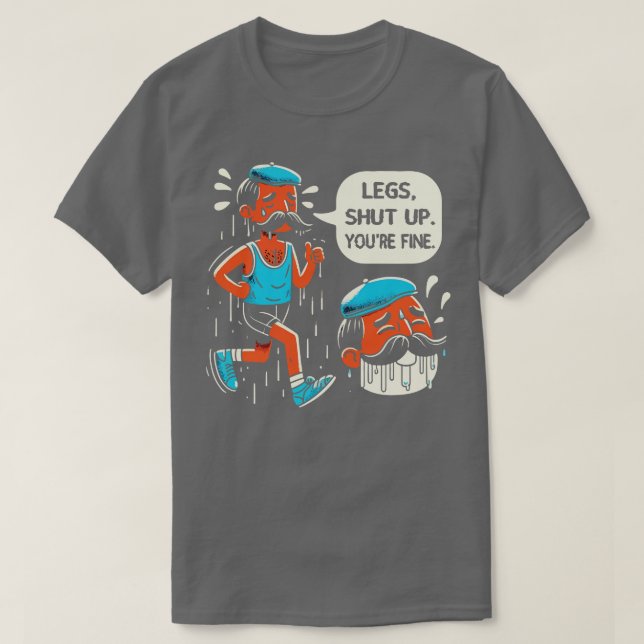 T-shirt Jambes Fermées Vous Aimant Jogging (Design devant)