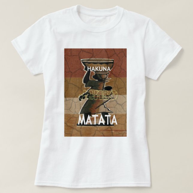 T-shirt Jambo Habari Hakuna Matata. (Design devant)