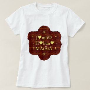 T-shirt Jambo Hakuna Matata : Art africain Imprimer/Graphi