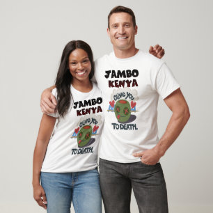 T-shirt Jambo Kenya Hakuna Matata Je T'Aime À Mort