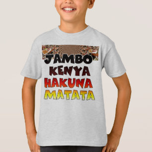 T-shirt Jambo Kenya Sushi kaleidoscope Hakuna Matata