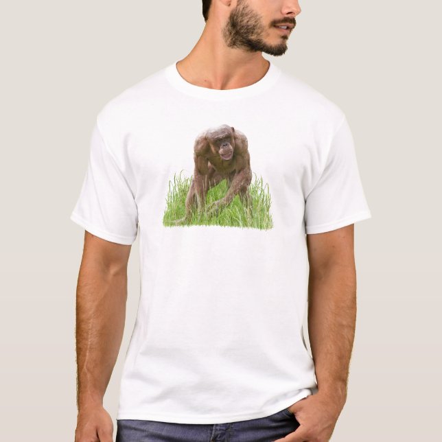 T-shirt Jambo Le Chimp Unique Sans Cheveux (Devant)