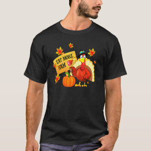 T-shirt Jambon de poulet Manger Plus Famille de jambon Cor