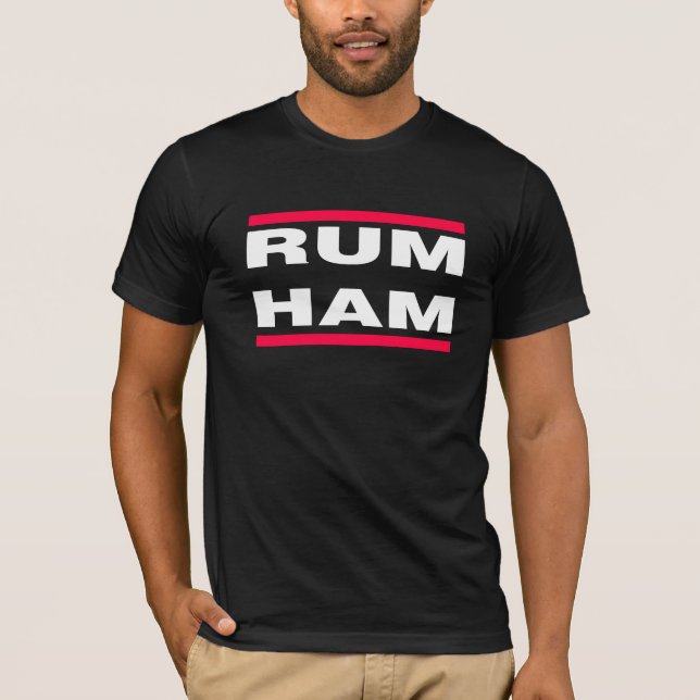 T-SHIRT JAMBON DE RHUM (Devant)