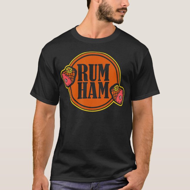 T-shirt Jambon de rhum injecté Viande tradition Grill Part (Devant)