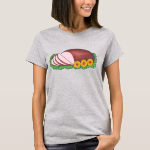 T-shirt Jambon et ananas Noël Jambon de Pâques