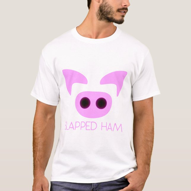 T-shirt Jambon giflé Aku1 Classic 240 (Devant)