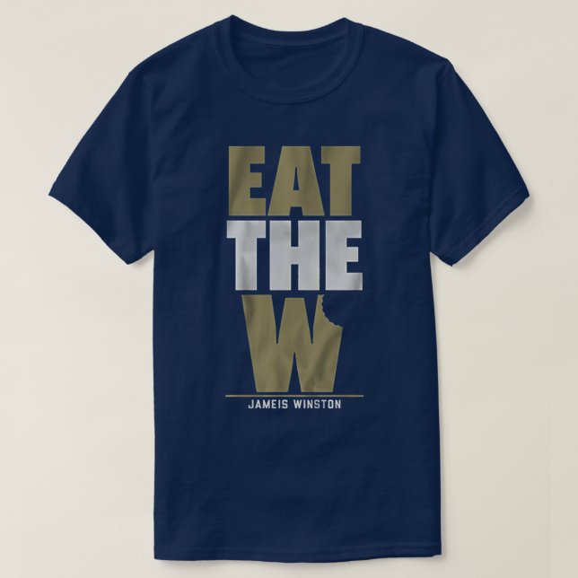 T-shirt Jameis Winston mange le w (Design devant)