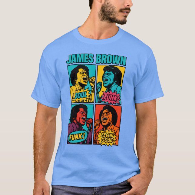 T-SHIRT JAMES BROWN (Devant)